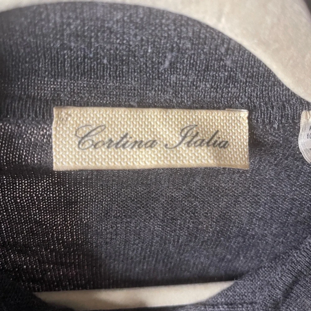 Elegant Charcoal V-Neck Sweater for Men